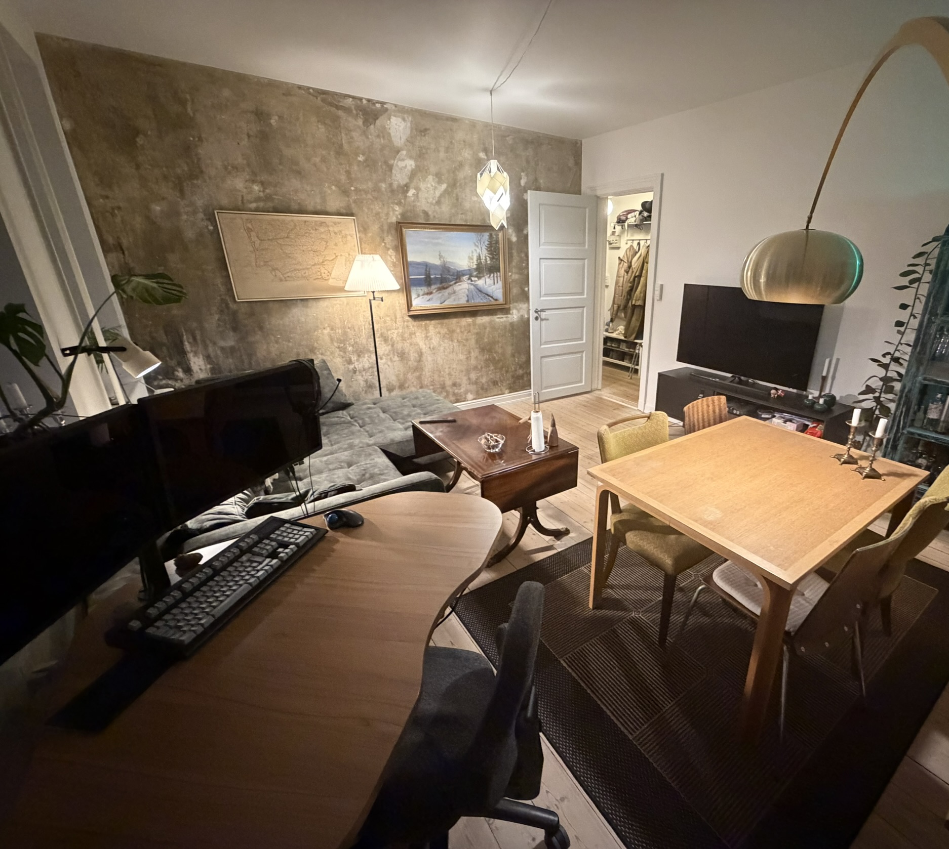 Dette er et billede af min stue